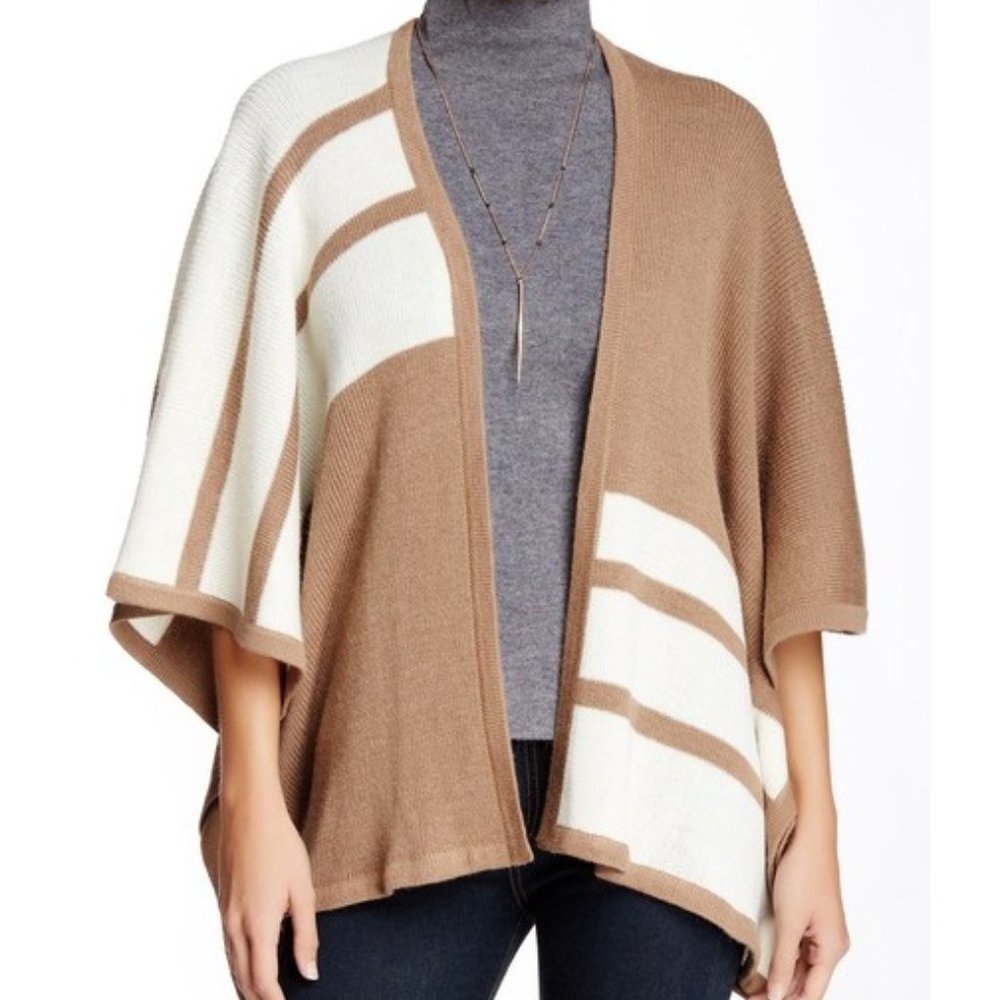 Brochu Walker Alpaca Wool Blend City Poncho Cape